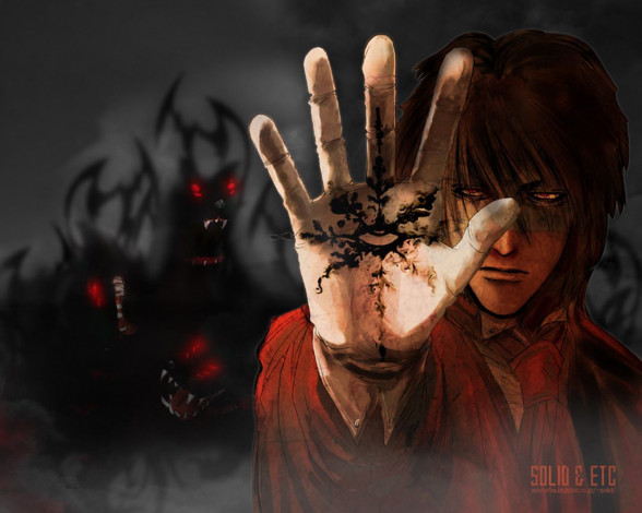 Обои картинки фото аниме, hellsing