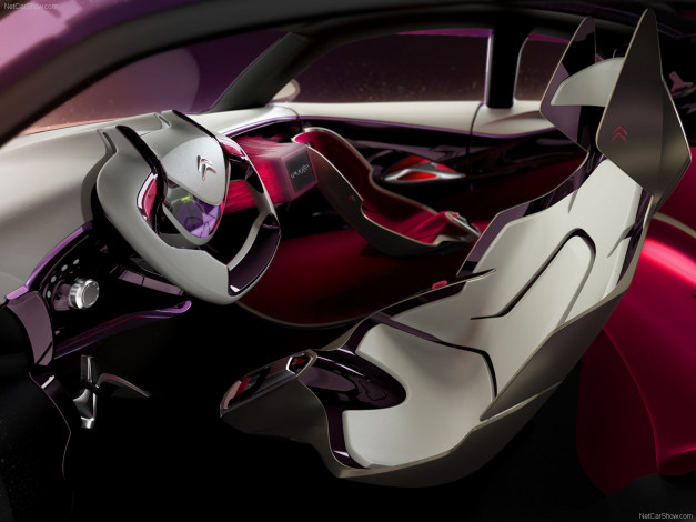 Обои картинки фото citroen, revolte, concept, 2009, автомобили, интерьеры