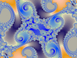Картинка 3д графика fractal фракталы фрактал узор