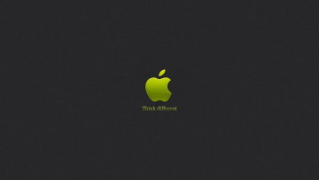 Картинка компьютеры apple логотип тёмней яблоко