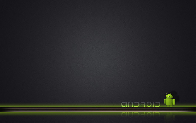 Обои картинки фото компьютеры, android, тёмный, зелёный, линии
