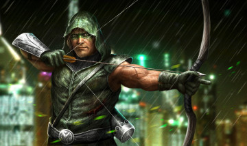 Картинка arrow фэнтези люди лучник оливер квин лук стрела