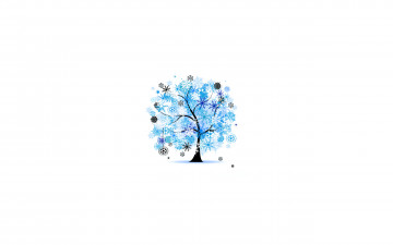 Картинка рисованные минимализм дерево