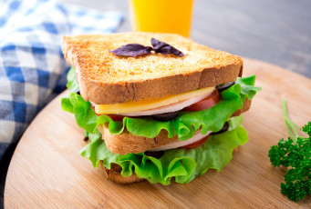 Картинка еда бутерброды +гамбургеры +канапе хлеб зелень колбаса бутерброд