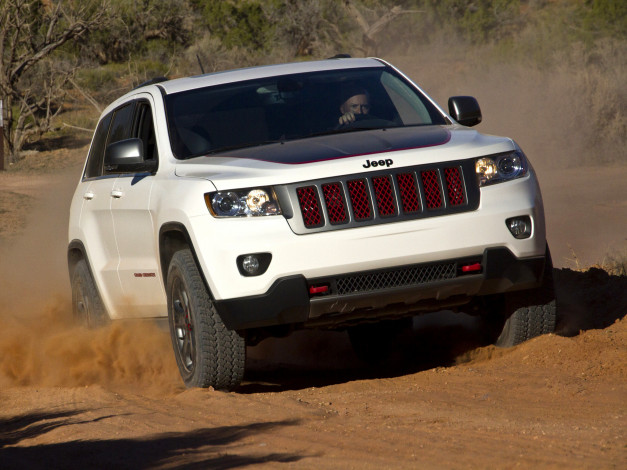 Обои картинки фото jeep grand cherokee trailhawk concept 2012, автомобили, jeep, grand, cherokee, trailhawk, concept, 2012