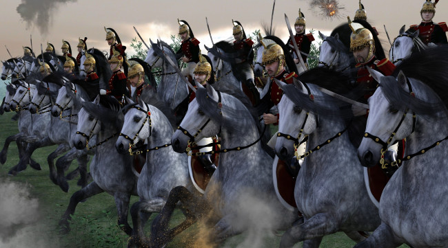 Обои картинки фото 3д графика, армия , military, лошади, солдаты