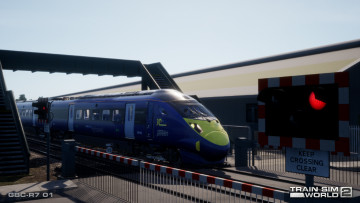 обоя видео игры, train sim world 2, электричка, мост, вокзал