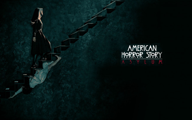 Обои картинки фото кино фильмы, american horror story, женщины, лестница, ступени