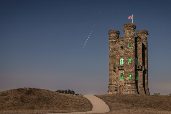 Обои картинки фото broadway tower, worcestershire, uk, города, - дворцы,  замки,  крепости, broadway, tower