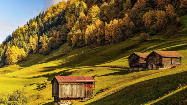 Обои картинки фото austrian alps, города, - здания,  дома, austrian, alps