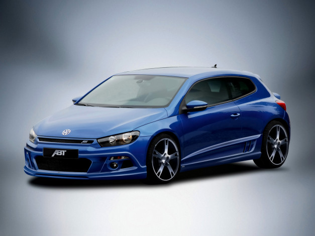 Обои картинки фото 2009, abt, volkswagen, scirocco, автомобили