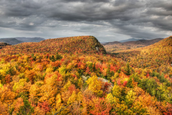 Картинка vermont природа горы осень