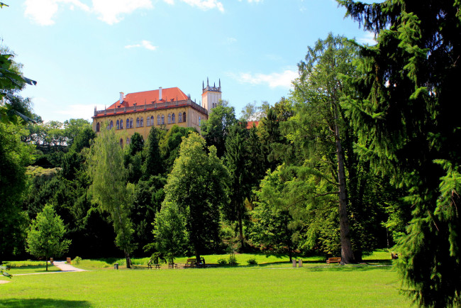 Обои картинки фото Чехия, прага, природа, парк, растения