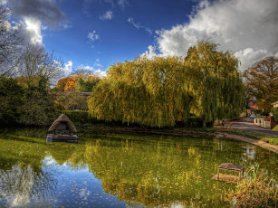 обоя winchester ,  hampshire,  англия, природа, реки озера