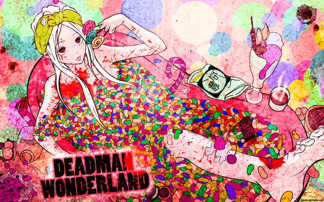 Обои картинки фото by jakuro, аниме, deadman wonderland, deadman, wonderland, shiro