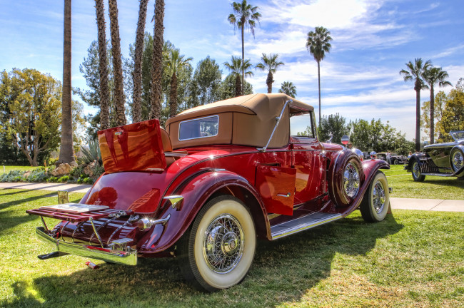 Обои картинки фото 1931 cadillac fleetwood convertible coupe, автомобили, выставки и уличные фото, автошоу, выставка