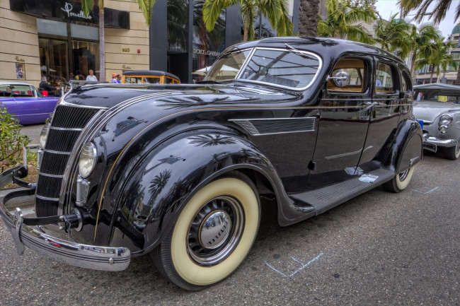 Обои картинки фото 1935 chrysler airflow, автомобили, выставки и уличные фото, автошоу, выставка