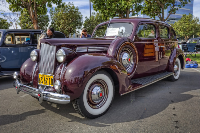 Обои картинки фото 1938 packard 1601-d touring sedan, автомобили, выставки и уличные фото, выставка, автошоу