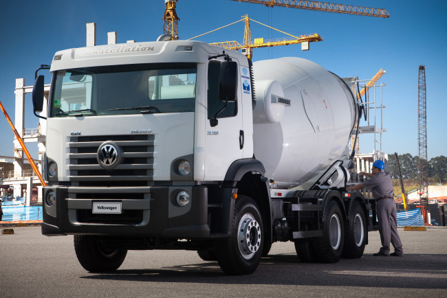 Обои картинки фото автомобили, volkswagen, mixer, constellation, 26-280