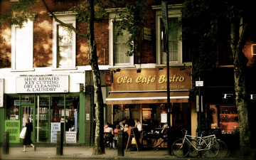 Картинка города лондон+ великобритания shaftsbury кафе