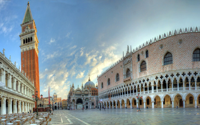 Обои картинки фото piazza san marco, города, венеция , италия, piazza, san, marco