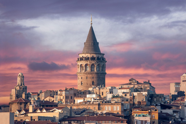 Обои картинки фото города, стамбул , турция, панорама