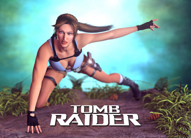 Обои картинки фото видео игры, tomb raider 2013, фон, девушка, пистолет, взгляд
