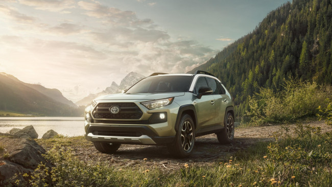 Обои картинки фото 2019 toyota rav4, автомобили, toyota, природа, кроссовер, тойота, 2019, rav4