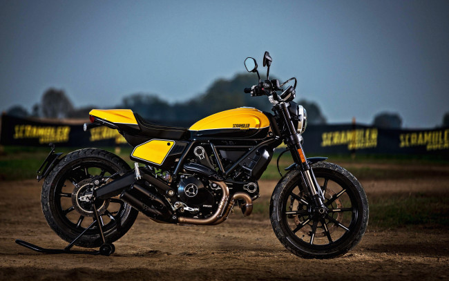 Обои картинки фото 2018 ducati scrambler, мотоциклы, ducati, scrambler, дукати, итальянские, дорога, 2018, вид, сбоку