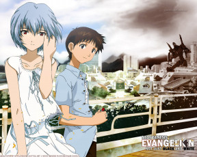 Картинка аниме evangelion