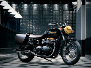 обоя triumph, bonneville, 2008, мотоциклы