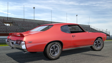 Картинка автомобили 3д judge the 1969 pontiac gto