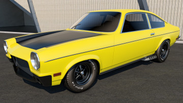 Картинка автомобили 3д vega 1971 chevrolet