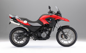 Картинка мотоциклы bmw 2010 красный g-650 gs