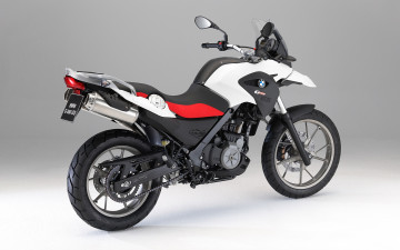 Картинка мотоциклы bmw gs белый красный 2010 g-650