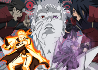 Картинка аниме naruto madara uchiha