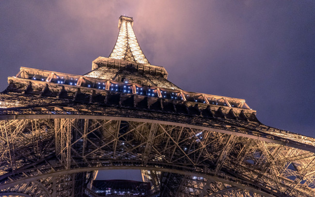 Обои картинки фото города, париж , франция, eiffel, tower