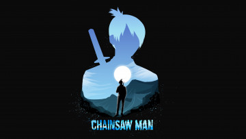 Картинка аниме chainsaw+man аки хаякава человек с бензопилой охотник на демонов общественной безопасности cпециальный отряд макимы