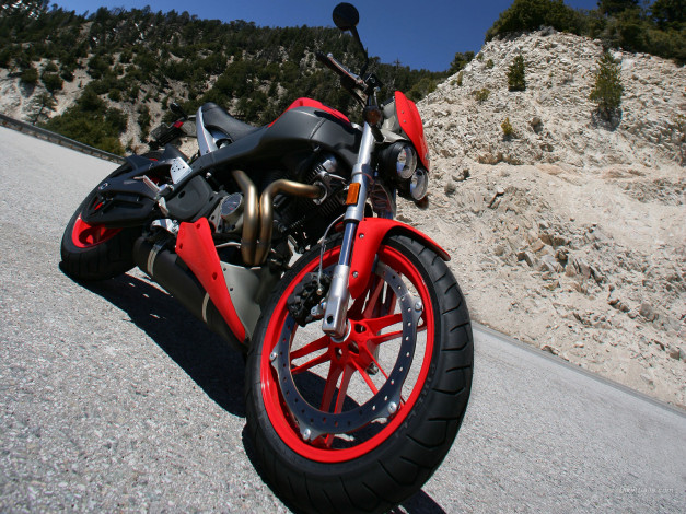 Обои картинки фото buell, lightning, long, xb12ss, 2007, мотоциклы