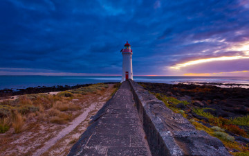 Картинка природа маяки маяк океан камни дорога