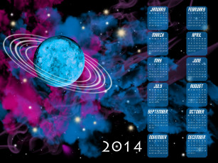 обоя календари, -другое, сатурн