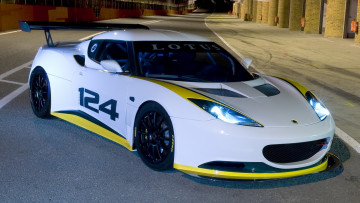Картинка автомобили lotus evora endurance передняя часть лотус евора трасса