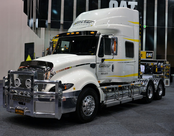 Обои картинки фото cat trucks, автомобили, грузовики, грузовик, тяжелый, тягач