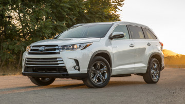 Картинка toyota+highlander+hybrid+2017 автомобили toyota 2017 hybrid highlander