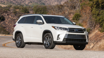 обоя toyota highlander hybrid 2017, автомобили, toyota, hybrid, highlander, 2017