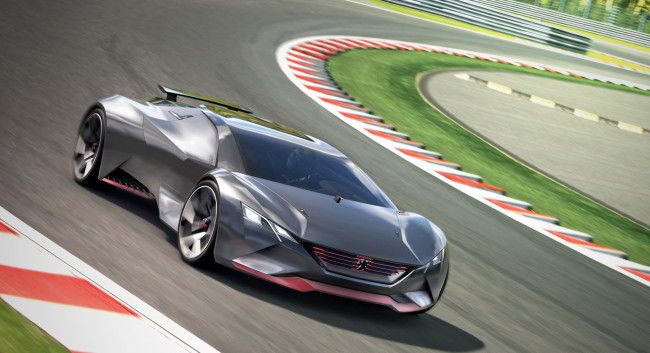 Обои картинки фото peugeot vision gran turismo concept 2015, автомобили, 3д, peugeot, vision, gran, turismo, concept, 2015