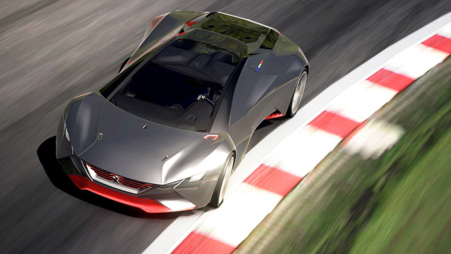 Обои картинки фото peugeot vision gran turismo concept 2015, автомобили, 3д, peugeot, vision, gran, turismo, concept, 2015