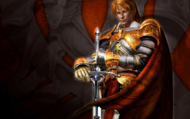 Обои картинки фото видео игры, a3,  age of sovereign , project a3, доспехи, меч, плащ, рыцарь
