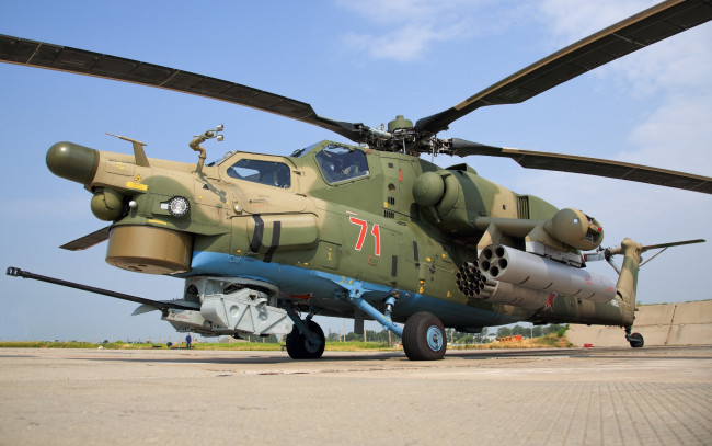 Обои картинки фото авиация, вертолёты, russian, federation, mi-28, air, force, combat, aviation, attack, helicopter, military