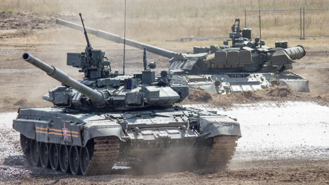Обои картинки фото техника, военная техника, танк, грязь, бронетехника, т-90